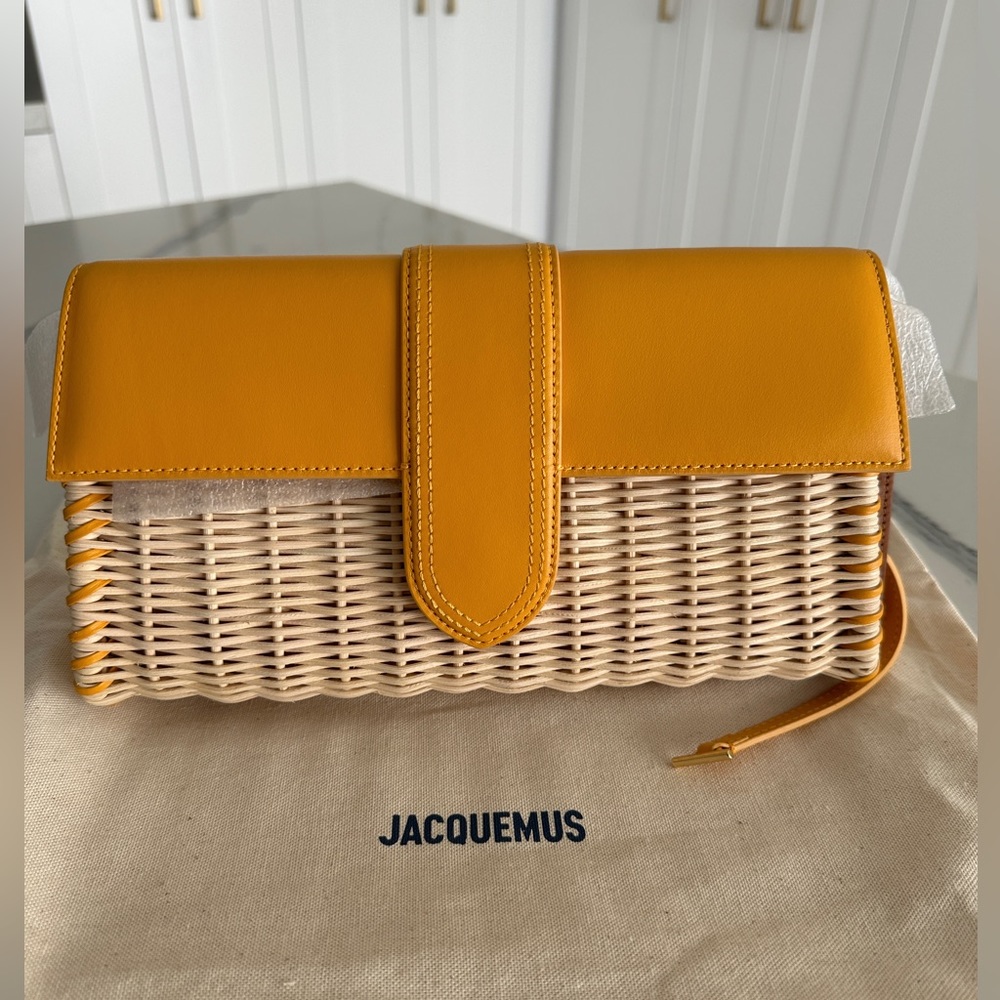 Jacquemus Le Bambino Long Osier Shoulder Bag - Picture 2 of 10